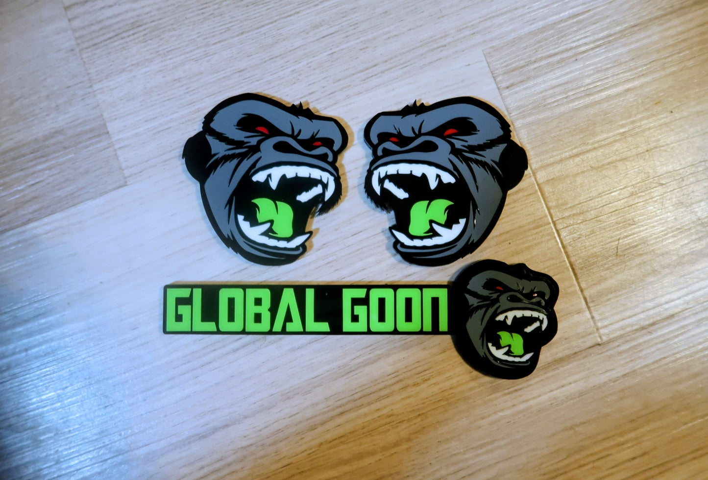 Gorilla car badge set