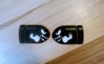 Bullet Bill car badge, Includes 2.