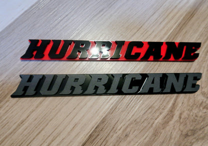 Hurricane badges. Includes 2