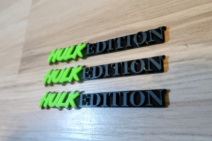 Hulk Edition Badge. Includes 1