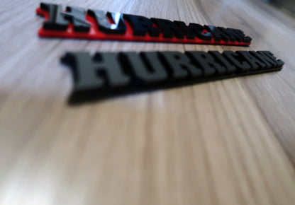 Hurricane badges. Includes 2