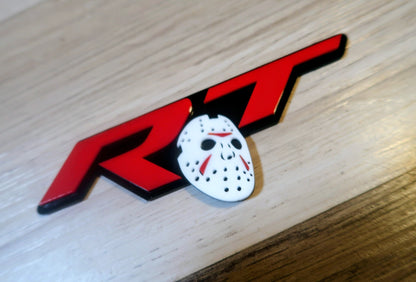 RT badge with Jason mask
