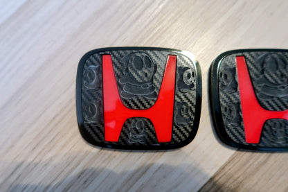 Custom Honda badges. Includes 2.