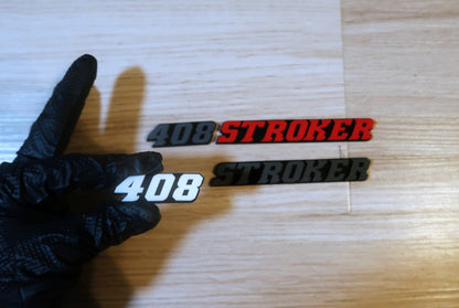 Stroker with custom number badges. Includes 2