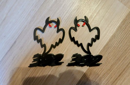 Ghost badges Type 3. Includes 2.