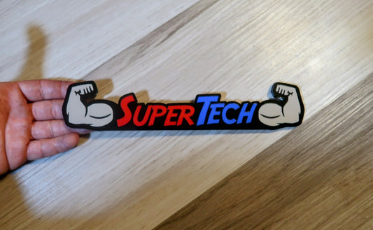 Super Tech badge. Includes 1
