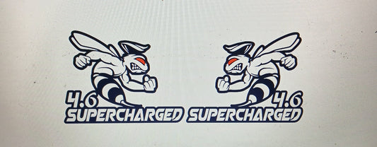 Supercharged Bee with custom number. Includes 2