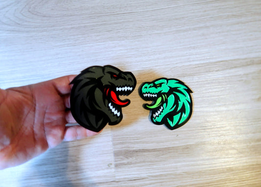 Godzilla fender badges. Includes 2