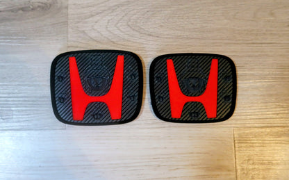 Custom Honda badges. Includes 2.