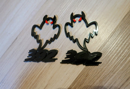 Ghost badges Type 3. Includes 2.
