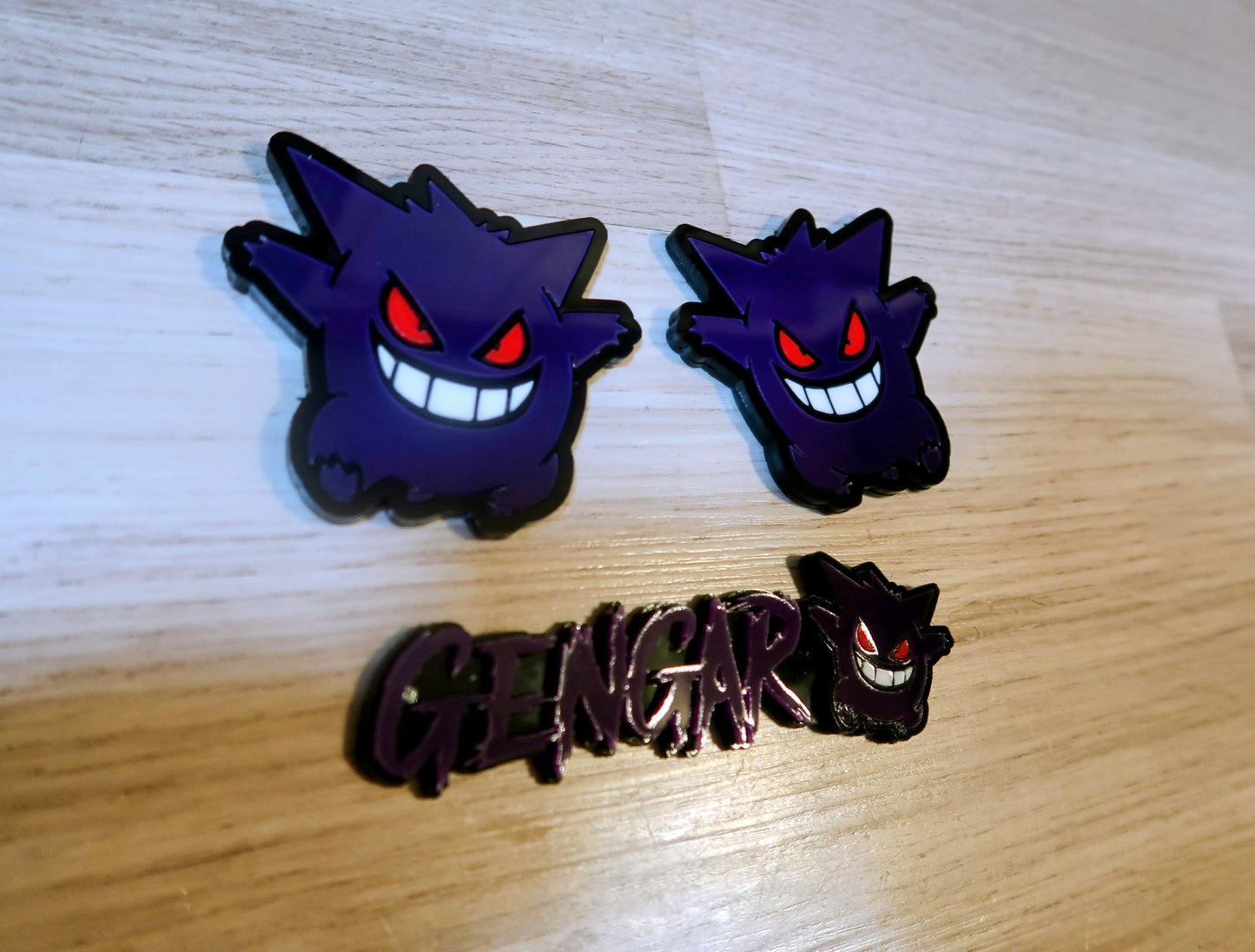 Gengar set of 3 badges