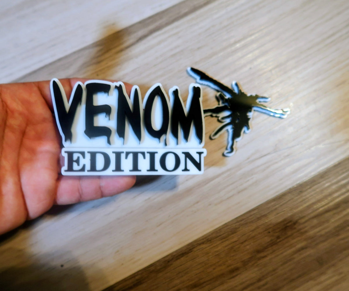 Venom Edition badge. Set of 2