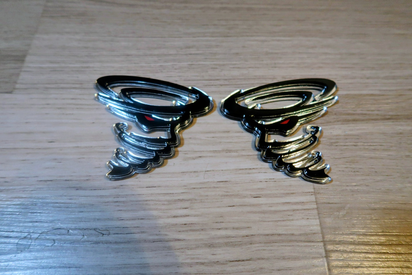 Cyclone Bandit badges. Includes 2