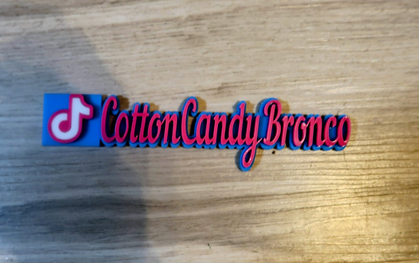 Custom TikTok, Instagram, facebook tag Badge