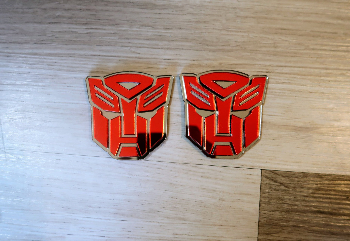 Inspired Autobot car badges, Includes 2 badges.