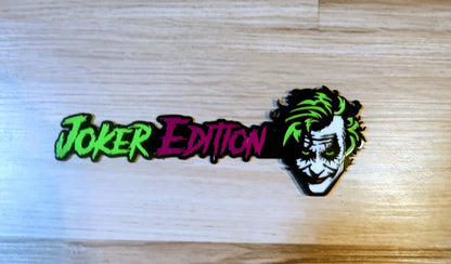 Joker Edition trunk/grille badge.