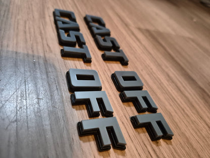 Cast Off Custom Badges.