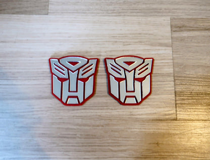 Inspired Autobot car badges, Includes 2 badges.