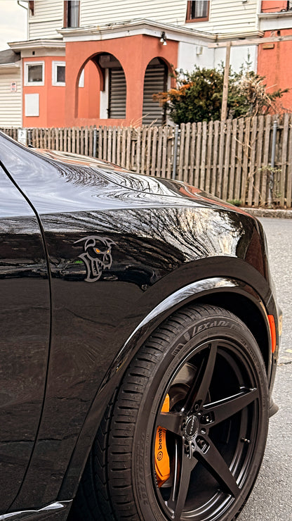 Customize-able Ghoul fender badges.