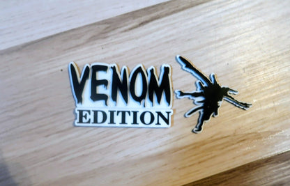 Venom Edition badge. Set of 2