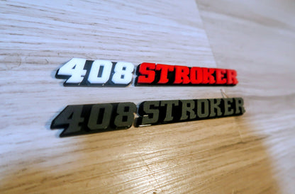 Stroker with custom number badges. Includes 2