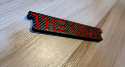 The Goat car badge