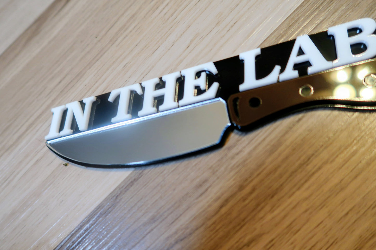 In The Lab badge. Includes 1