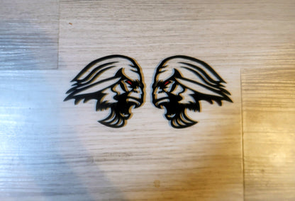 Sasquatch fender badges. Includes 2