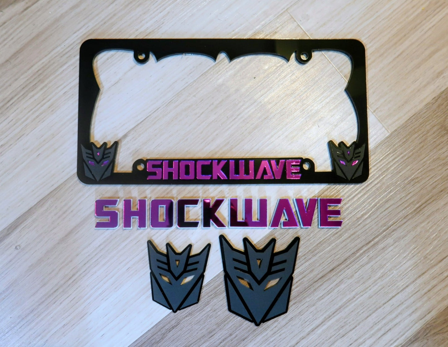 Shockwave Decepticon License Plate frame.