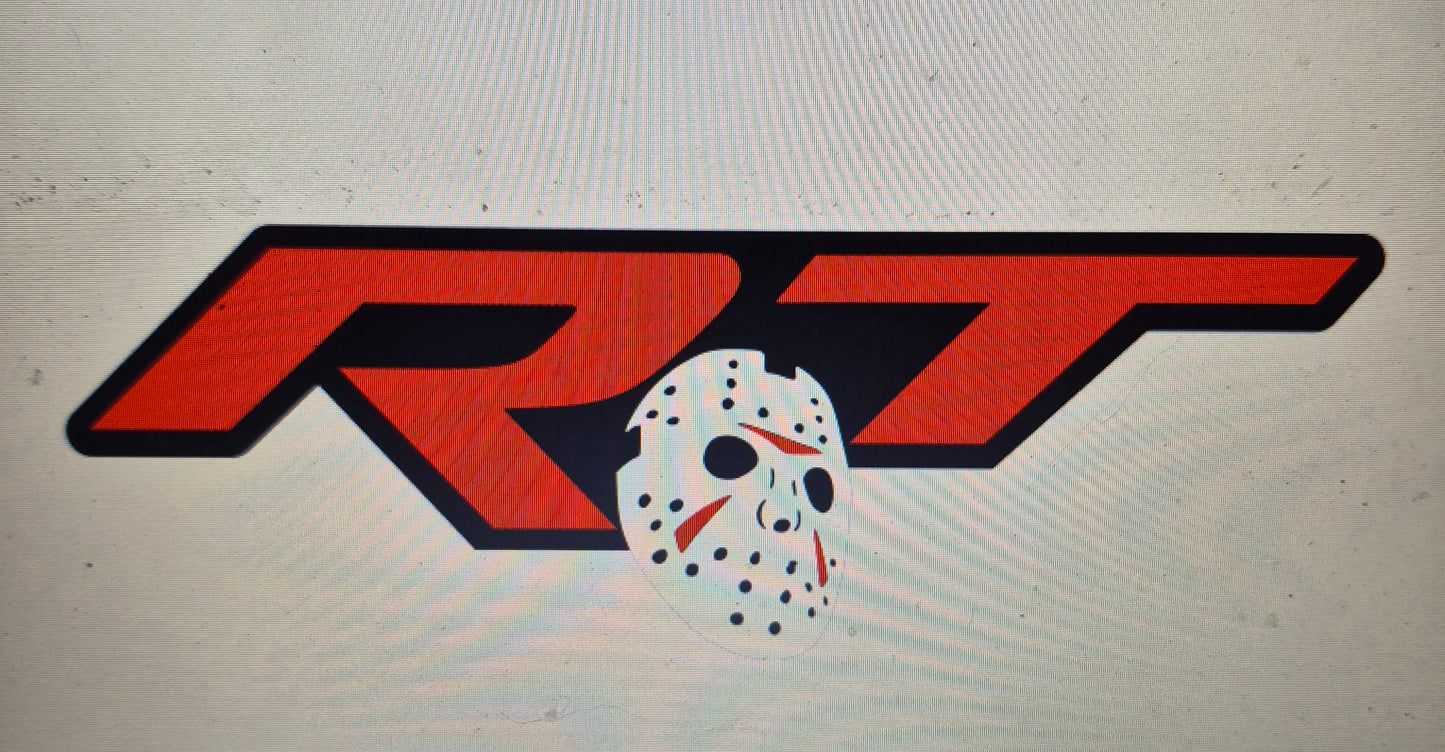 RT badge with Jason mask