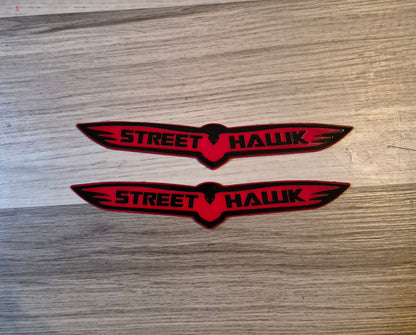 Street Hawk badge. Includes 1
