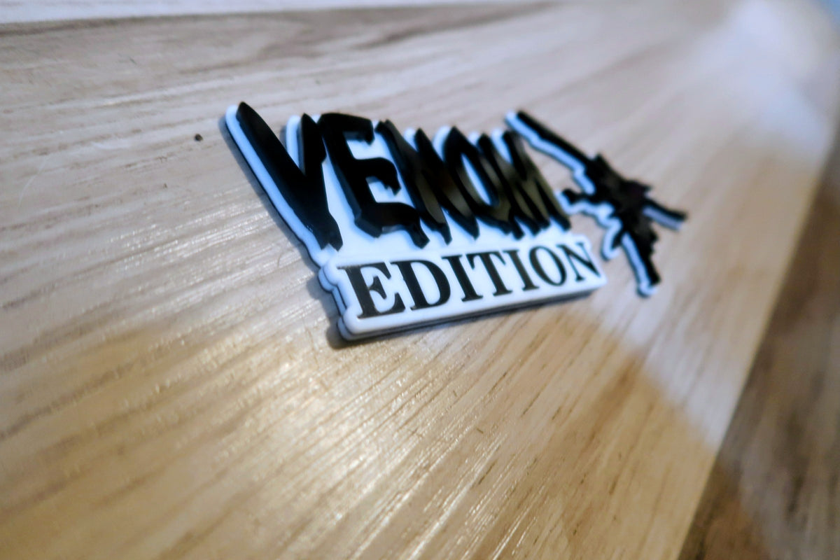 Venom Edition badge. Set of 2