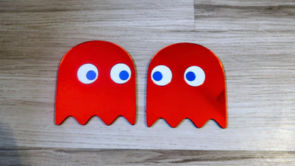 Pac-man Ghost badges. Includes 2