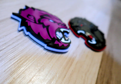 Sasquatch/Yeti badges. Includes 2