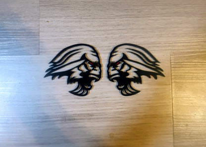 Sasquatch fender badges. Includes 2