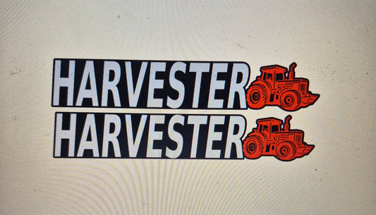 Harvester Badges. Includes 2