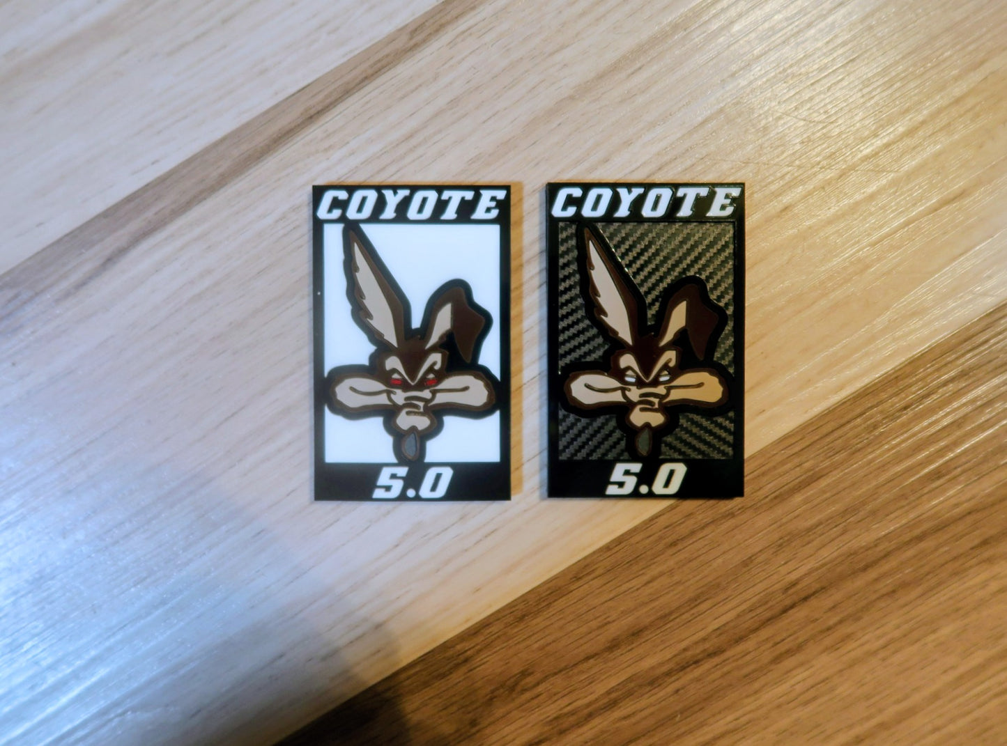 Coyote trunk/deck lid badge. Includes 1.