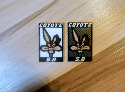 Coyote trunk/deck lid badge. Includes 1.