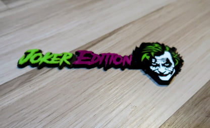 Joker Edition trunk/grille badge.