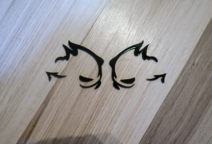 GTI Fast fender badges. Includes 2.