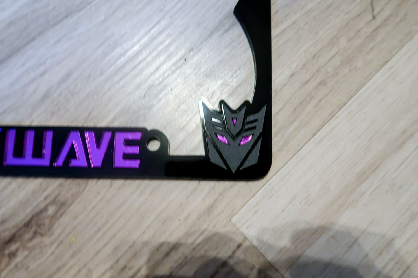 Shockwave Decepticon License Plate frame.