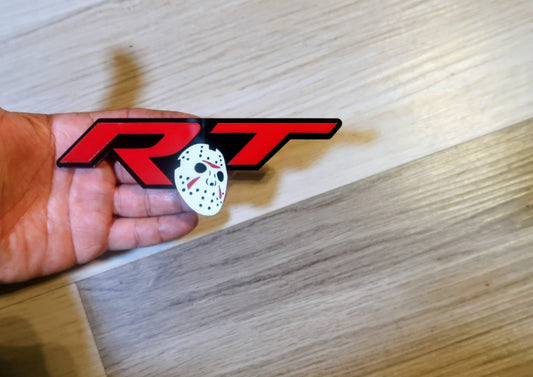 RT badge with Jason mask