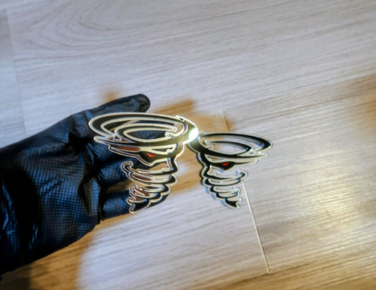 Cyclone Bandit badges. Includes 2