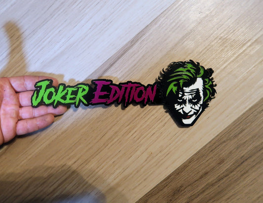 Joker Edition trunk/grille badge.