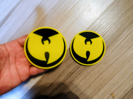 Inspired Wu Tang badges. Includes 2.
