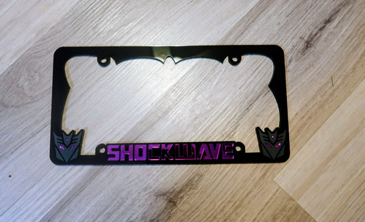 Shockwave Decepticon License Plate frame.