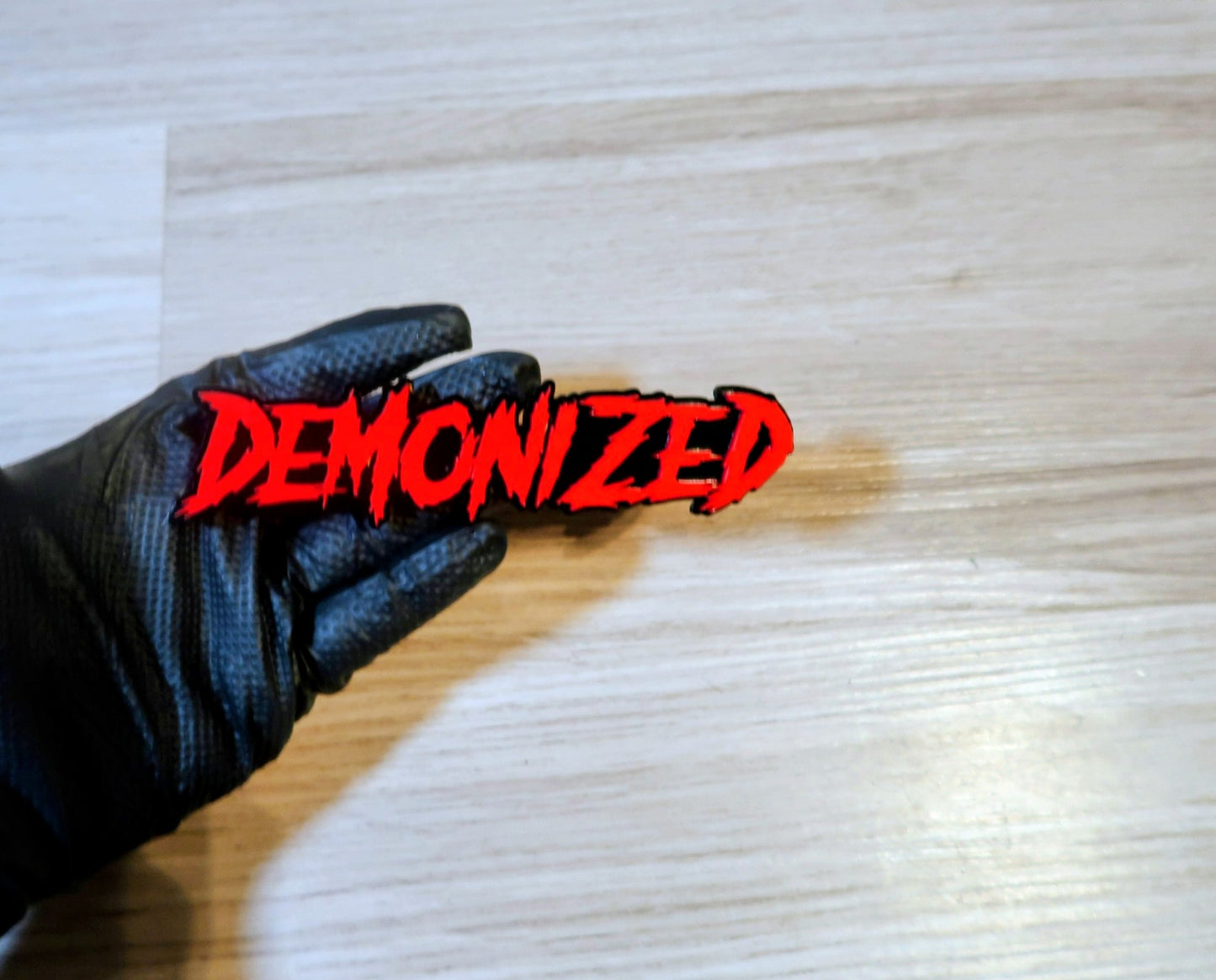 Demonized Car Badge