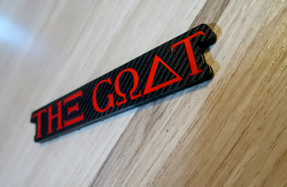 The Goat car badge