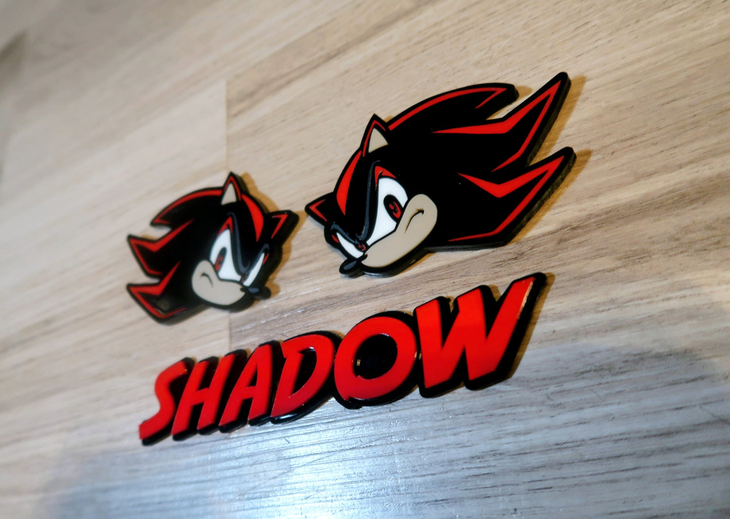 Shadow set of 3 badges.
