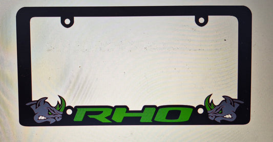 Rhino plate frame.